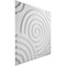 Ekena Millwork Spiral EnduraWall Decorative 3D Wall Panel, White, 19 5/8"W x 19 5/8"H WP20X20SPWH - alternate 3